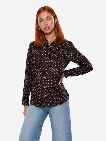 GUESS - Blusa 'NEW LS CLOUIS W6YH68 W3212' en marrón