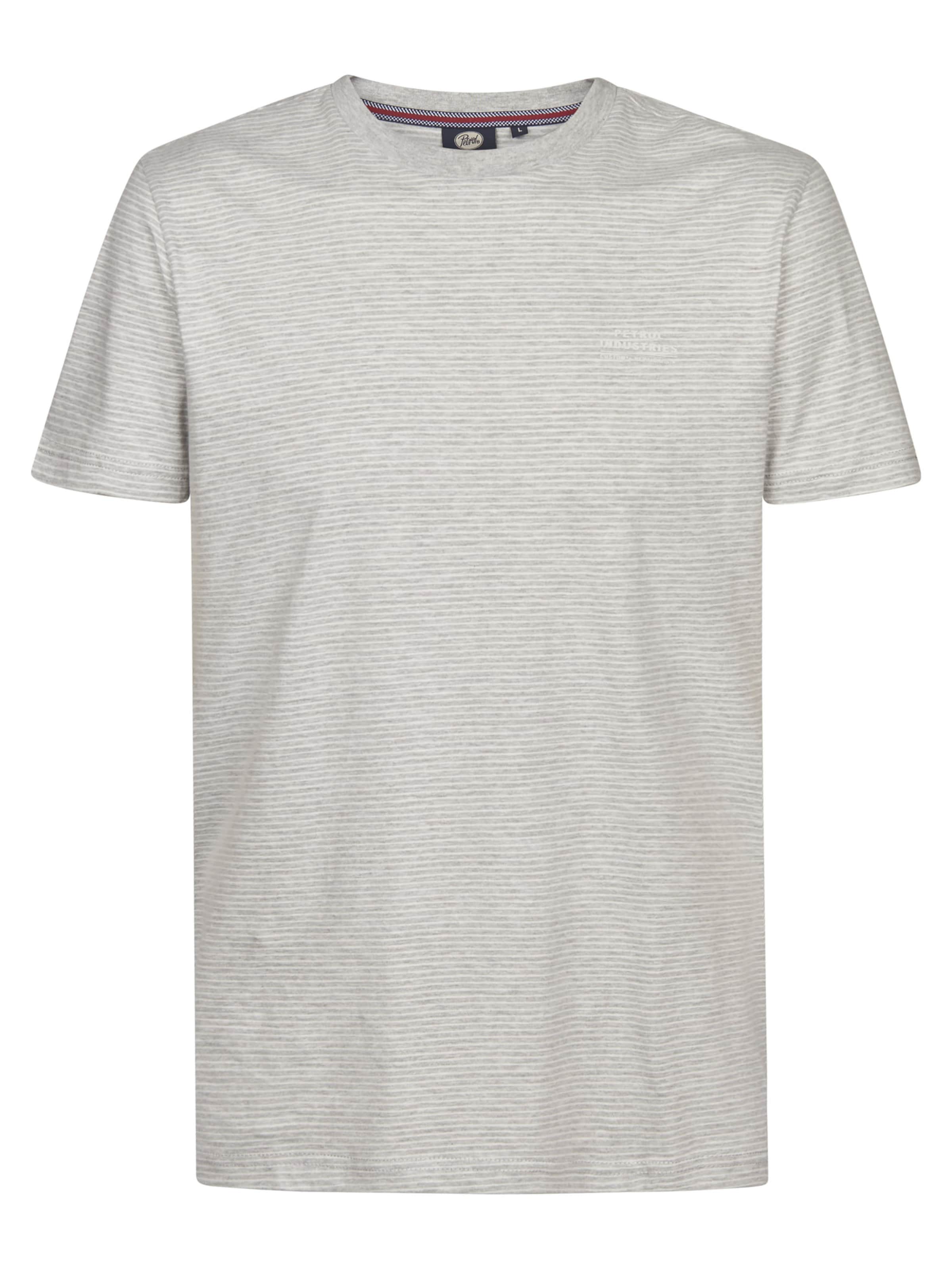 Petrol Industries Shirt 'Hierro' in Grijs: voorkant