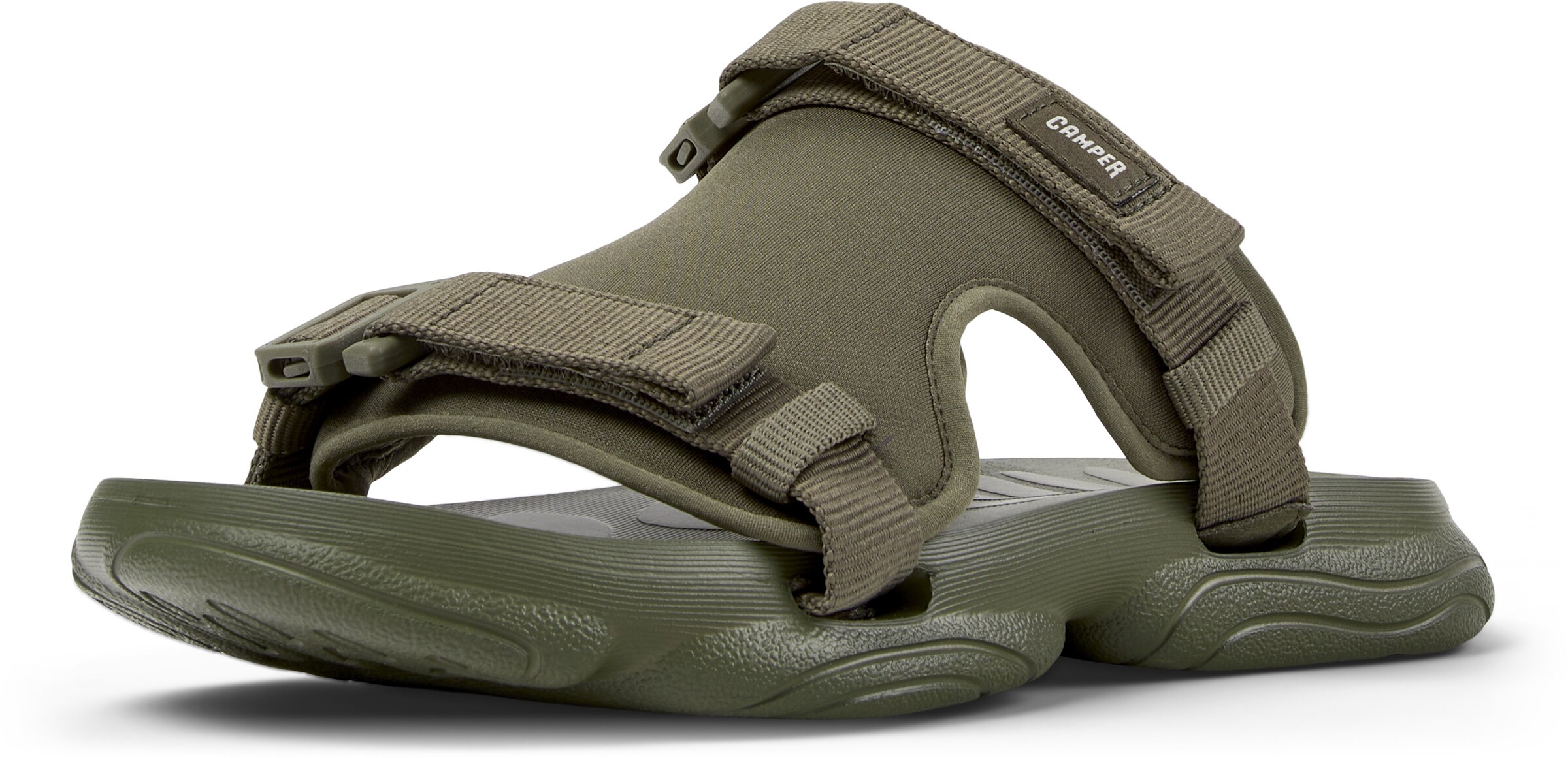 CAMPER Sandalen ' Karst Sandal ' in Groen: voorkant