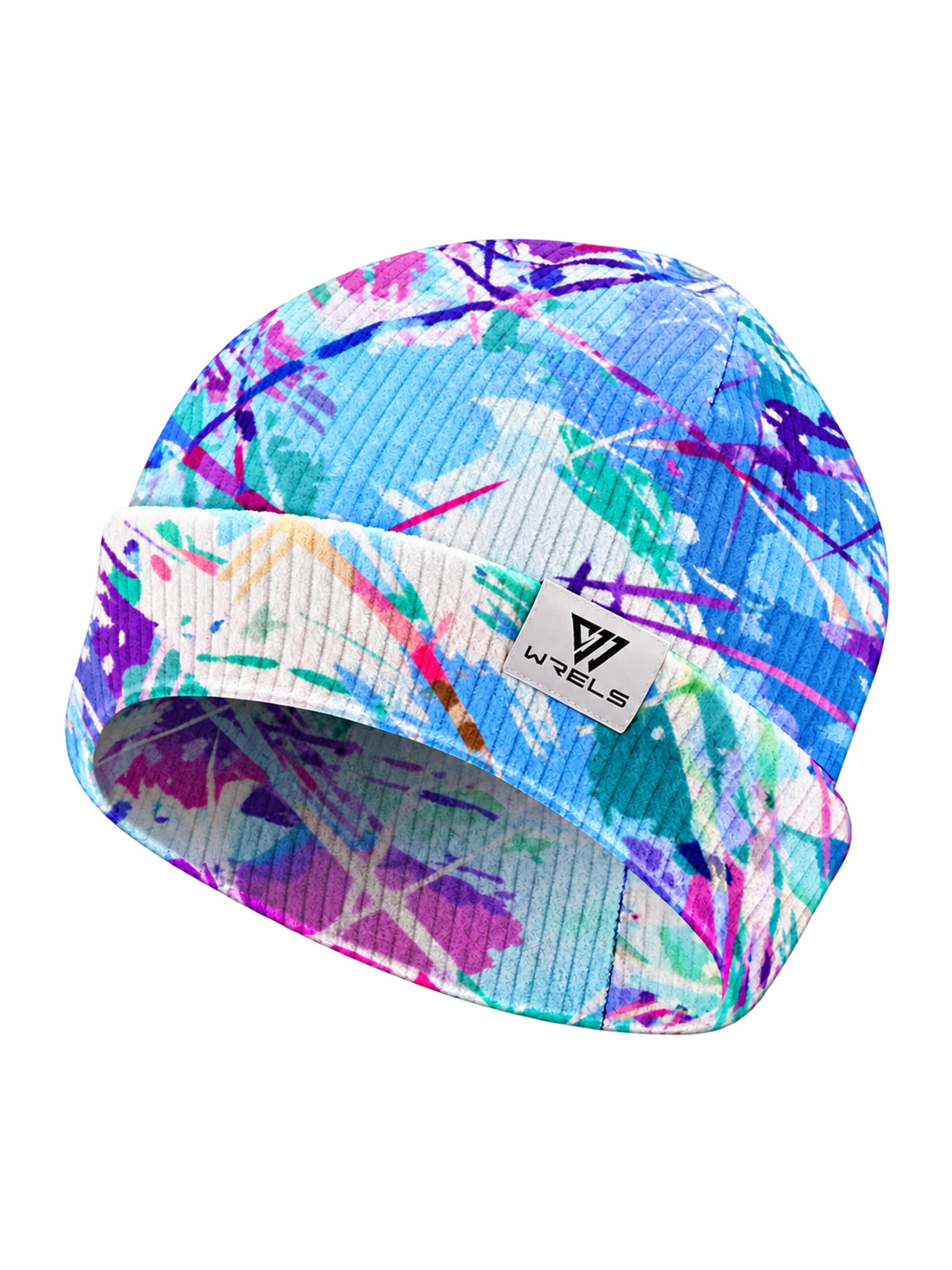 Rune Beanie in Blue: front