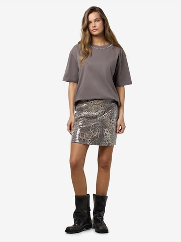 Jupe 'NMJESSY' Noisy may en beige