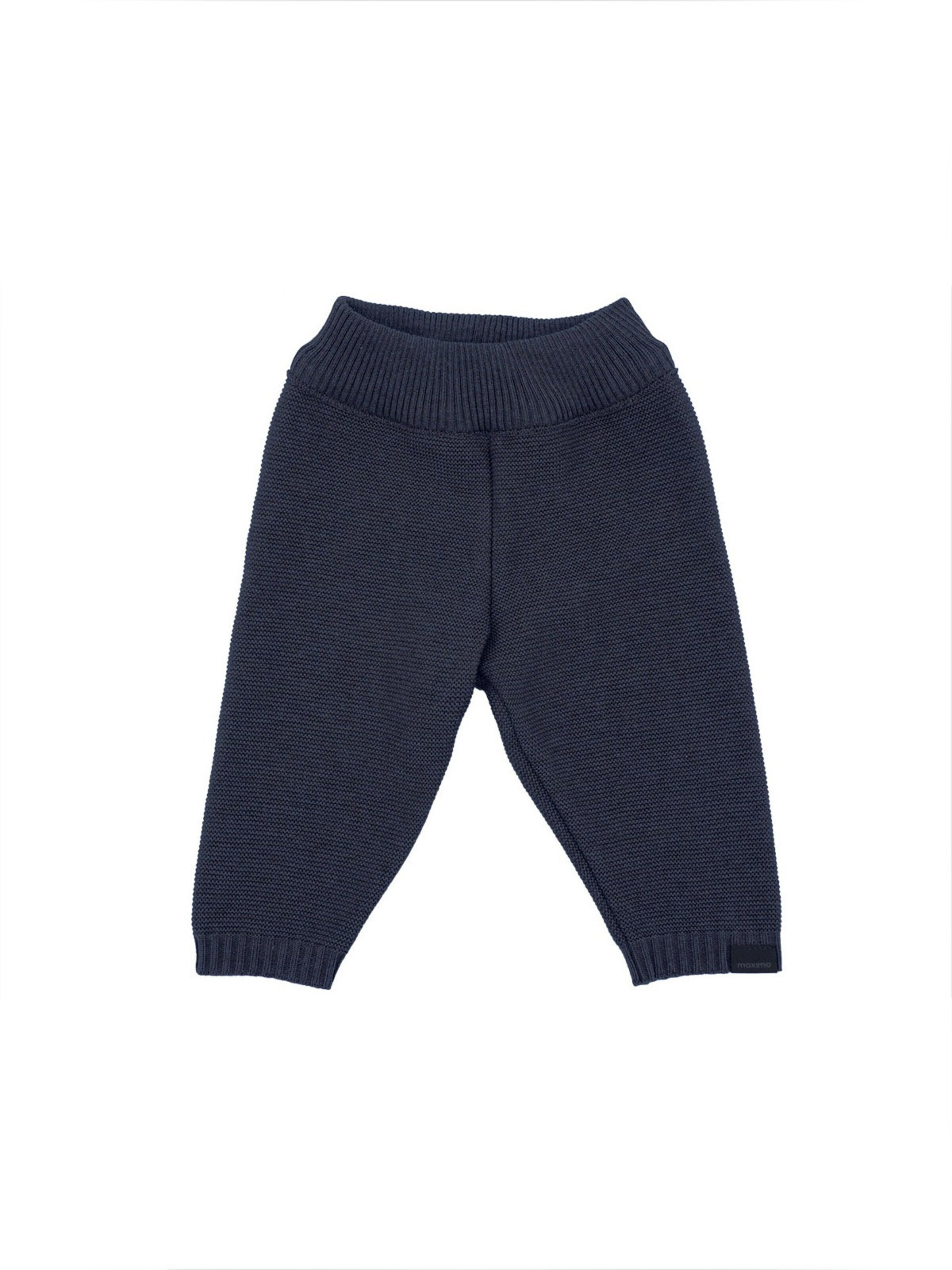 MAXIMO Regular Pants 'GOTS BABY-Strickhose LL einfarbig' in Blue