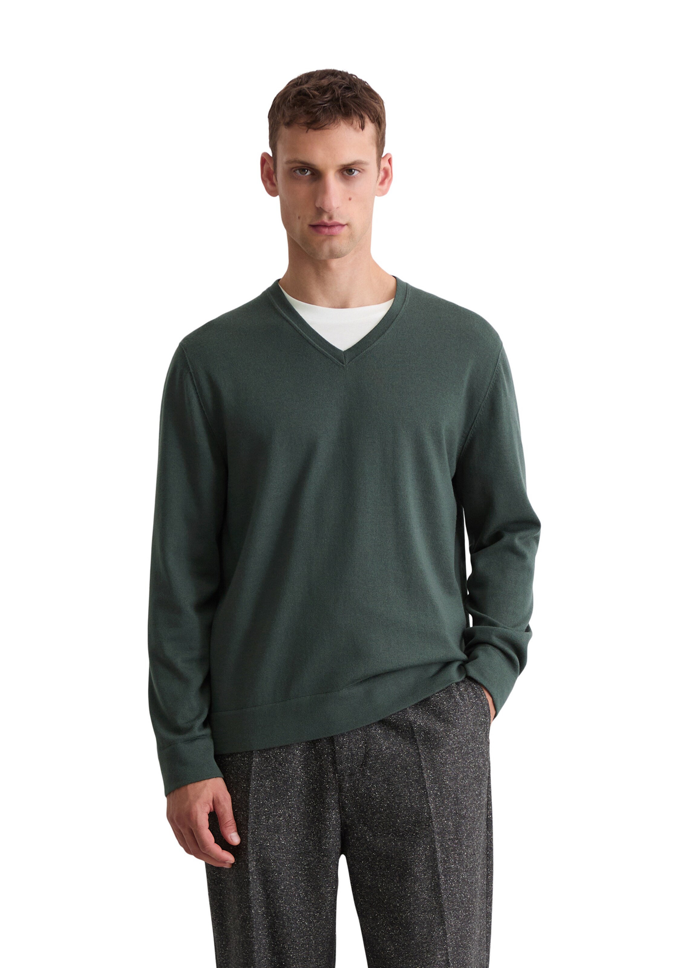 Marc O'Polo Trui in Groen: voorkant