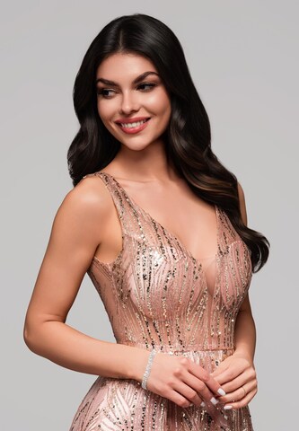 Ombre Evening dress 'Coralie' in Pink