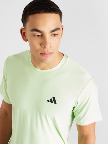 ADIDAS PERFORMANCE - Camisa funcionais 'Essentials' em verde