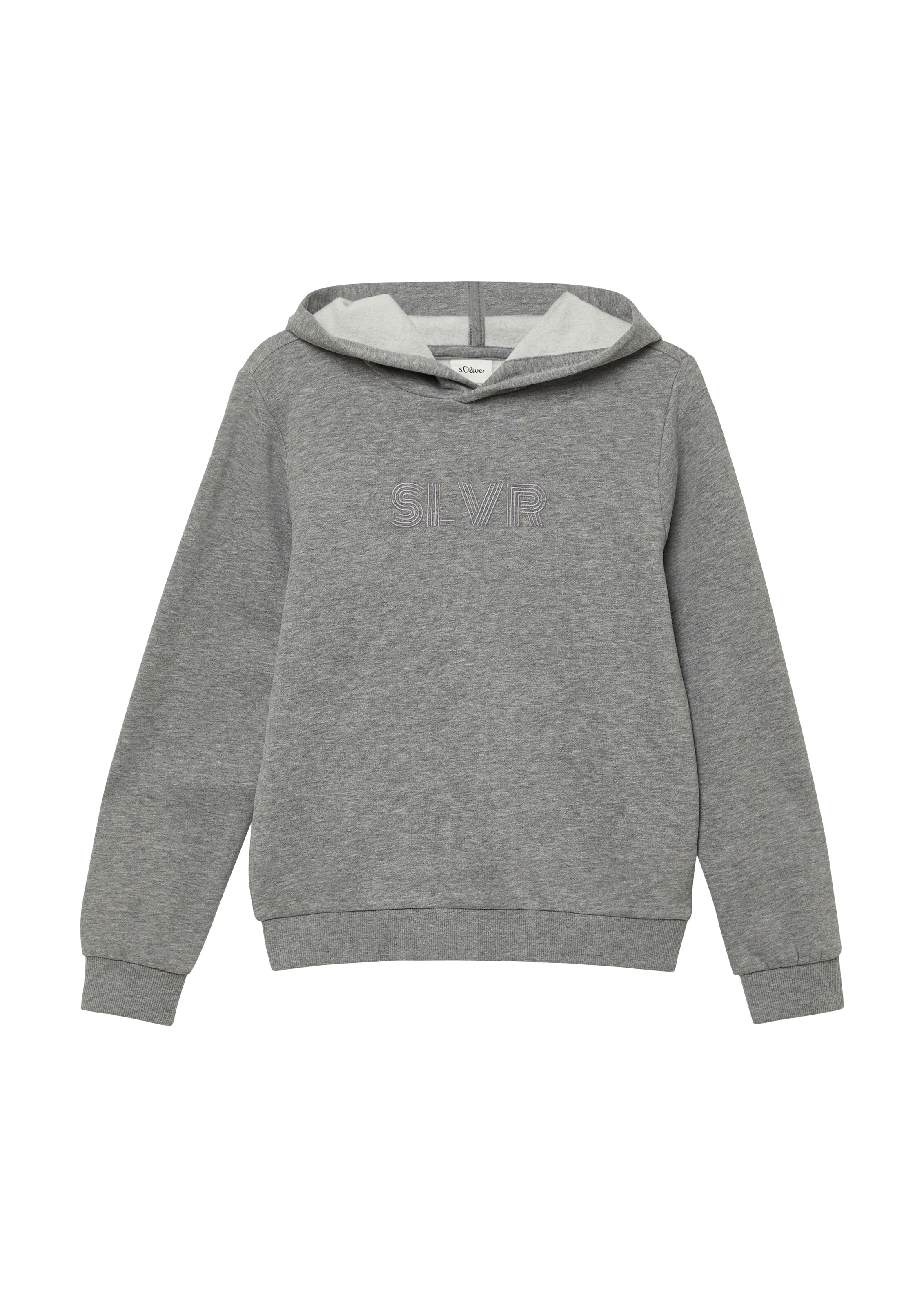 s.Oliver Sweatshirt in Grijs: voorkant