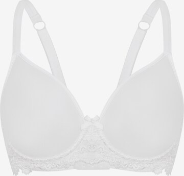 Invisible Soutien-gorge 'CLASSIC LACE' sassa en blanc : devant