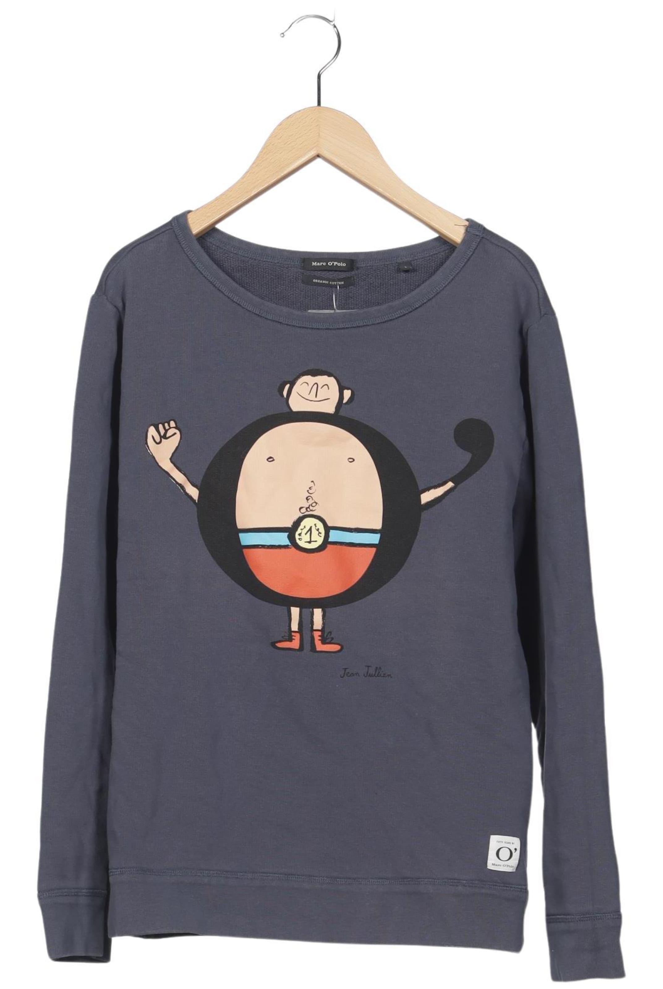 Marc O'Polo Sweatshirt & Zip-Up Hoodie in L in Blue: front