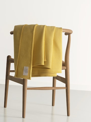 Couvertures 'Piqué Oversize' Cradle Studio en jaune : devant