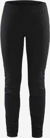 Craft Slim fit Workout Pants in Black: front