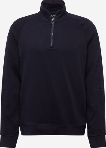 BRAX Sweatshirt 'Saga' in Blauw: voorkant