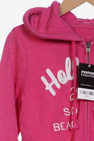 HOLLISTER Sweatshirt & Zip-Up Hoodie in S in Pink