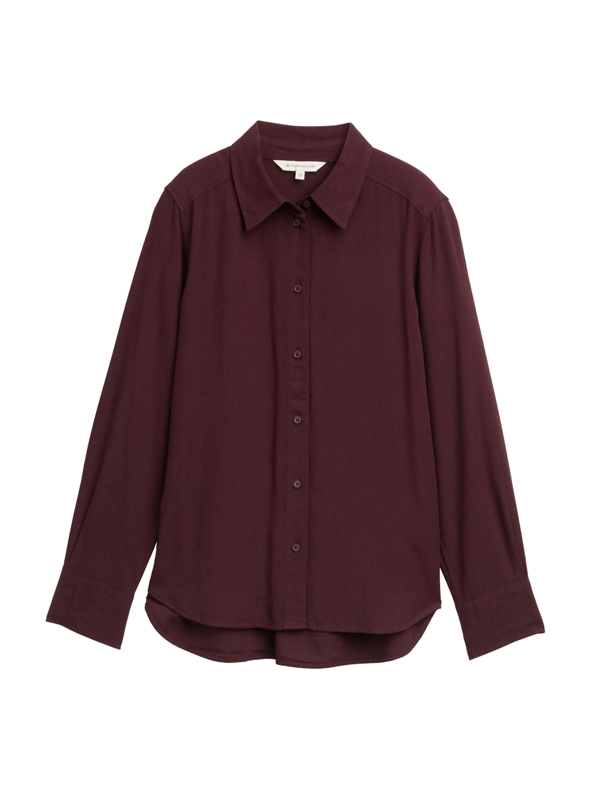 Chemisier TOM TAILOR en rouge : devant