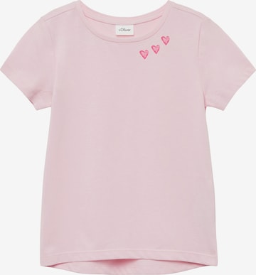s.Oliver T-Shirt in Pink: Vorderseite