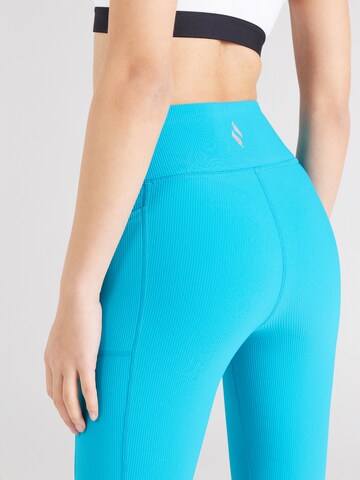 SKECHERS Skinny Workout Pants 'GOFLEX' in Blue