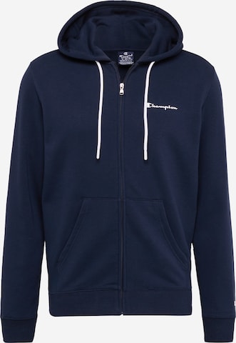 Champion Authentic Athletic Apparel Sweatjakke i blå: forside