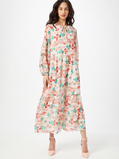 ESPRIT Obleka | mešane barve / off-bela barva, Prikaz modela