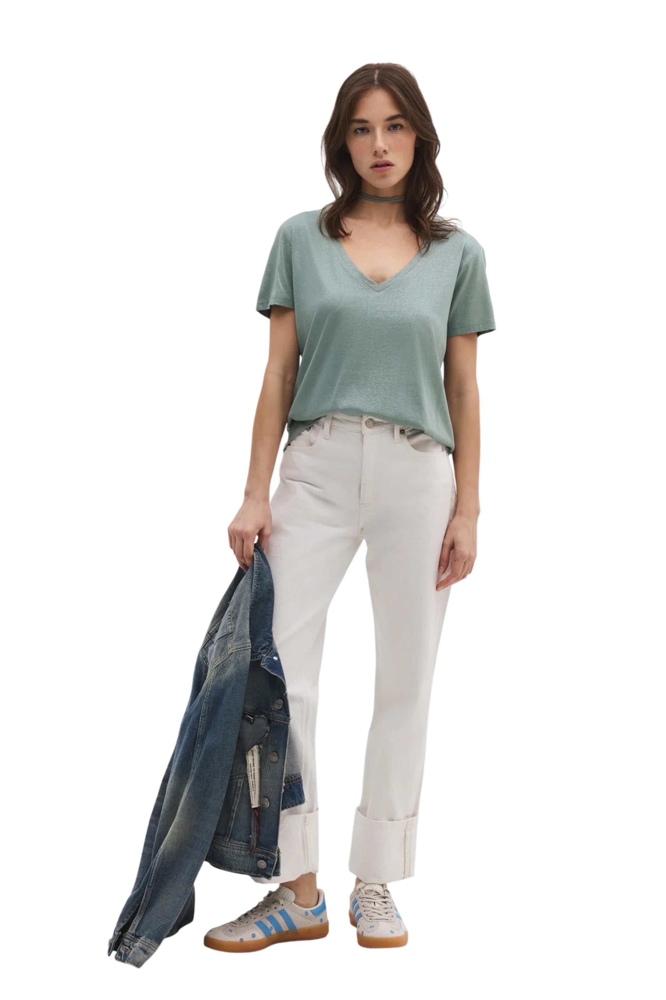 No Matter What Shirt in Groen