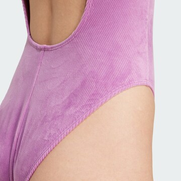 ADIDAS ORIGINALS Bralette Swimsuit 'Essentials' in Purple