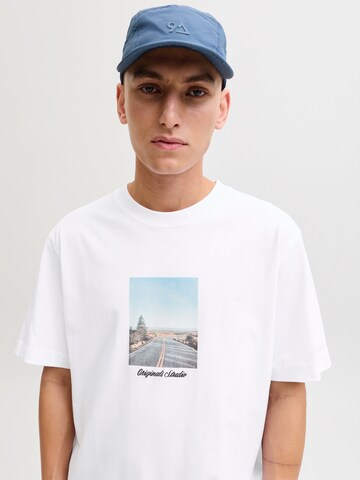 JACK & JONES Póló 'JORNORREBRO' - fehér