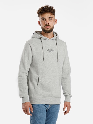 SPITZBUB Sweatshirt ' Jasper ' in Grijs: voorkant