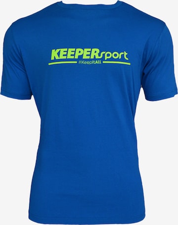 KEEPERsport Performance Shirt in Blue: front