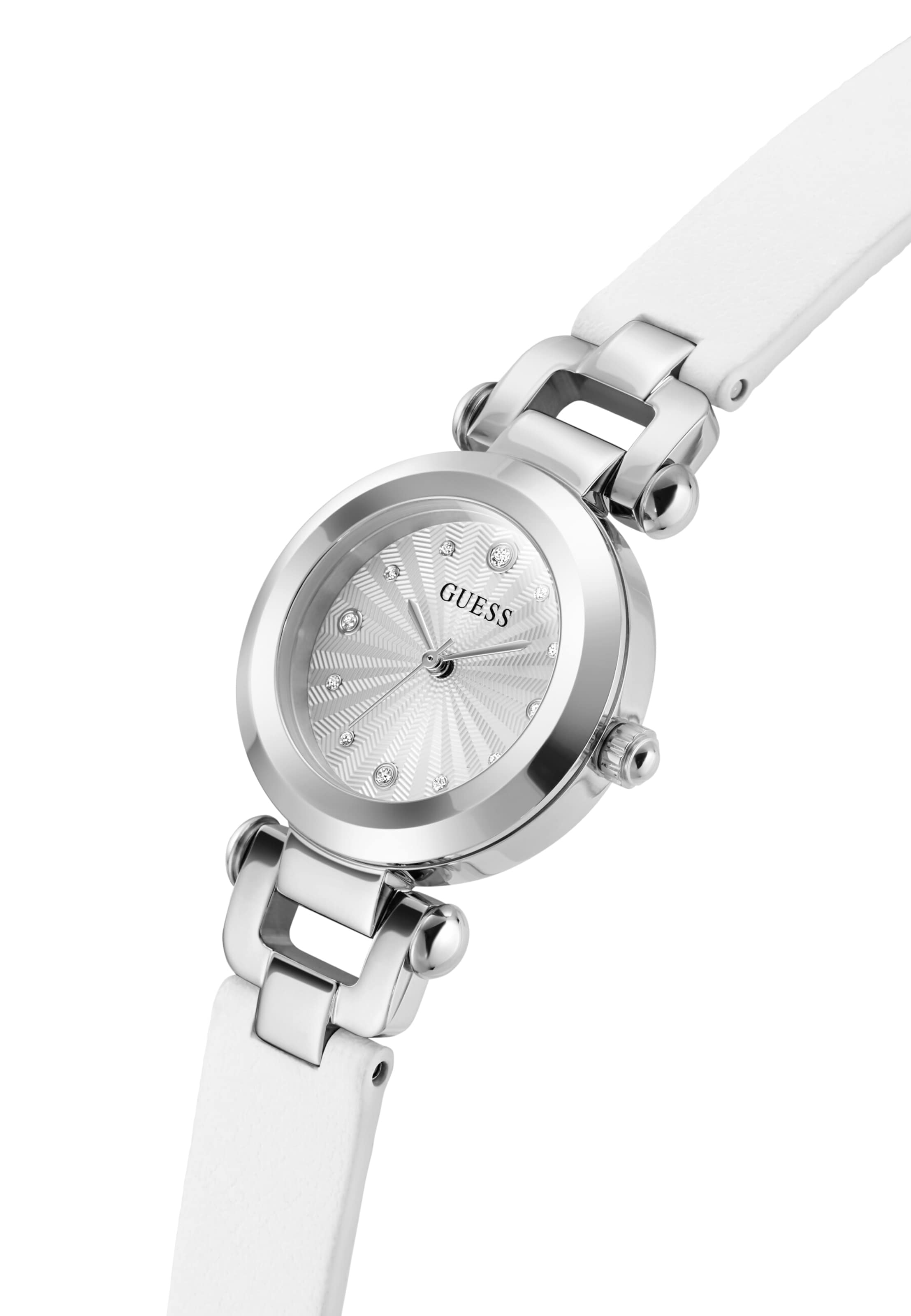 Montre à affichage analogique 'GINGER ' GUESS en argent