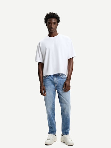 Regular Jean Bershka en bleu : devant
