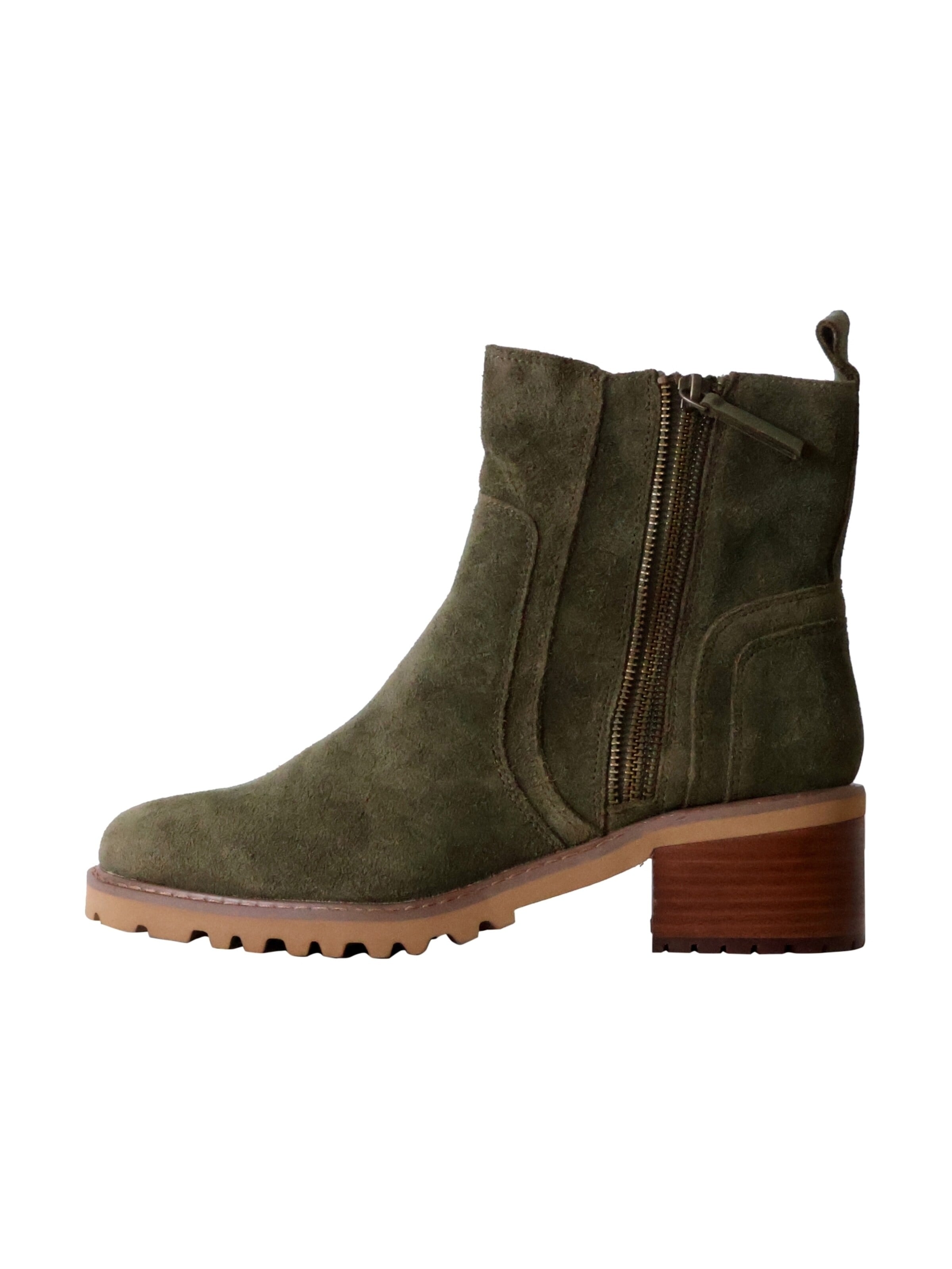 Emilie Karston Booties in Green: front