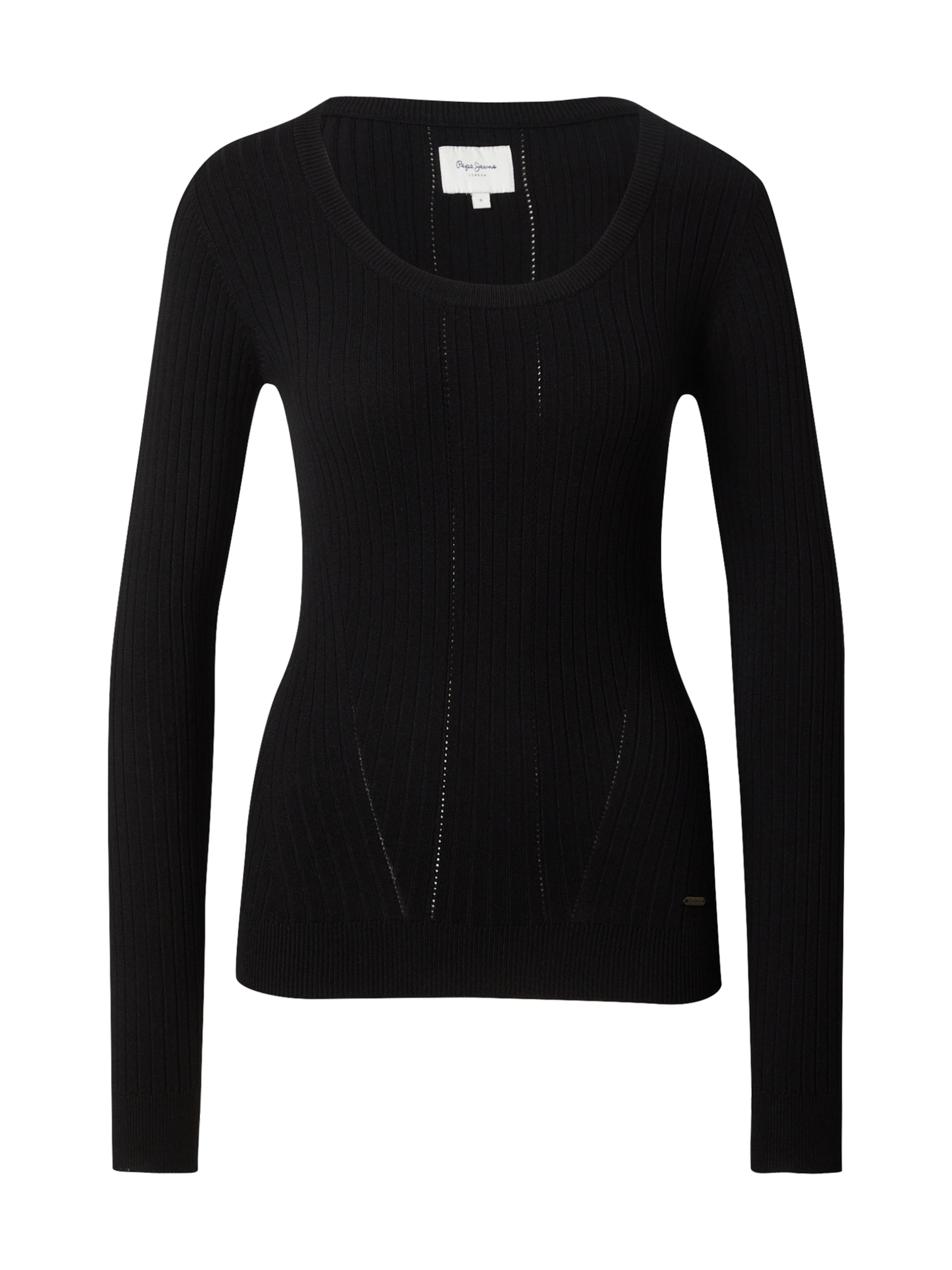 Pepe Jeans Пуловер в черно: отпред