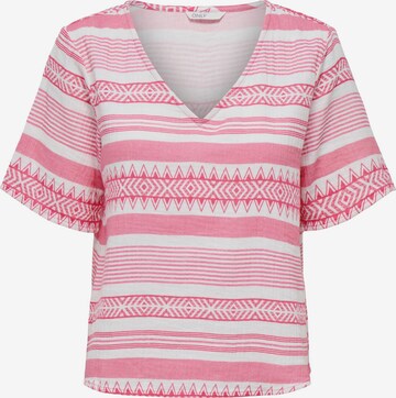 ONLY Shirt 'NORA' in Roze: voorkant