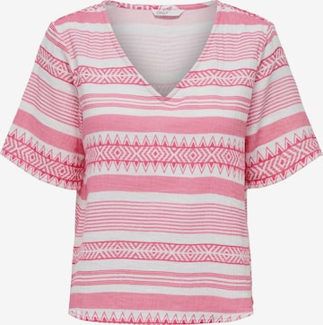 ONLY - Camiseta 'NORA' en rosa: frente