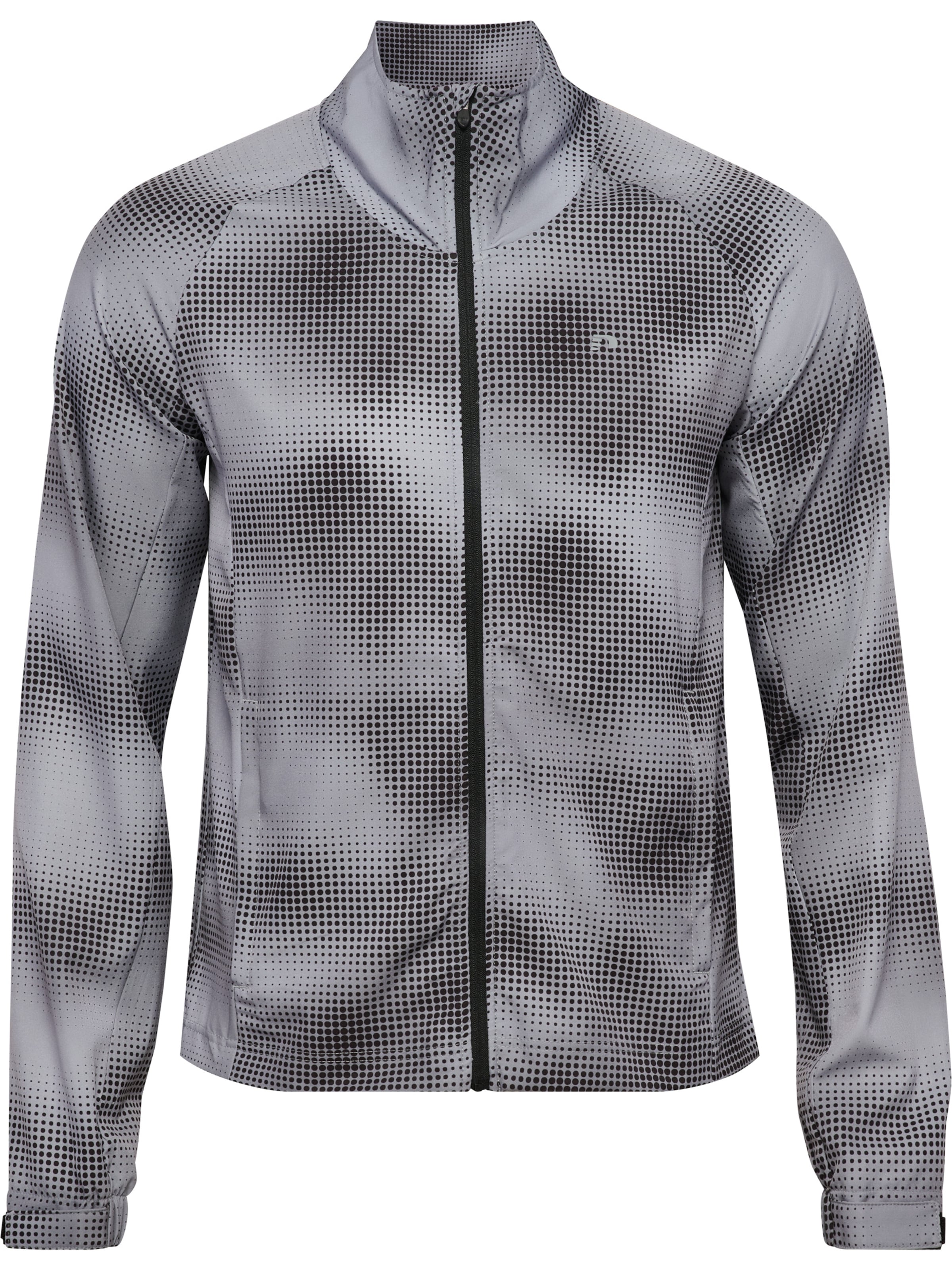 Newline Sportsweatjacke in Grau: Vorderseite