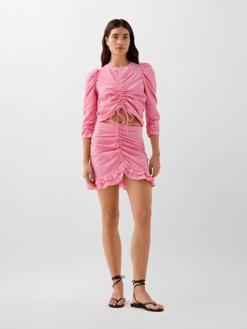 T-shirt ' ' Scalpers en rose : devant
