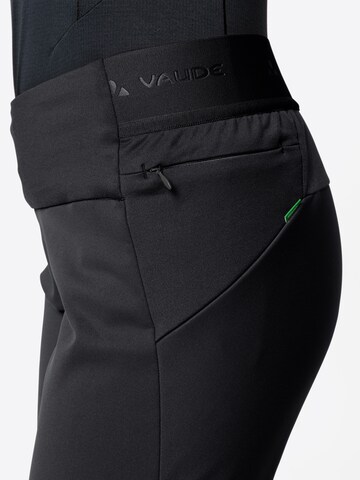 VAUDE Tapered Sportbroek 'Larice' in Zwart