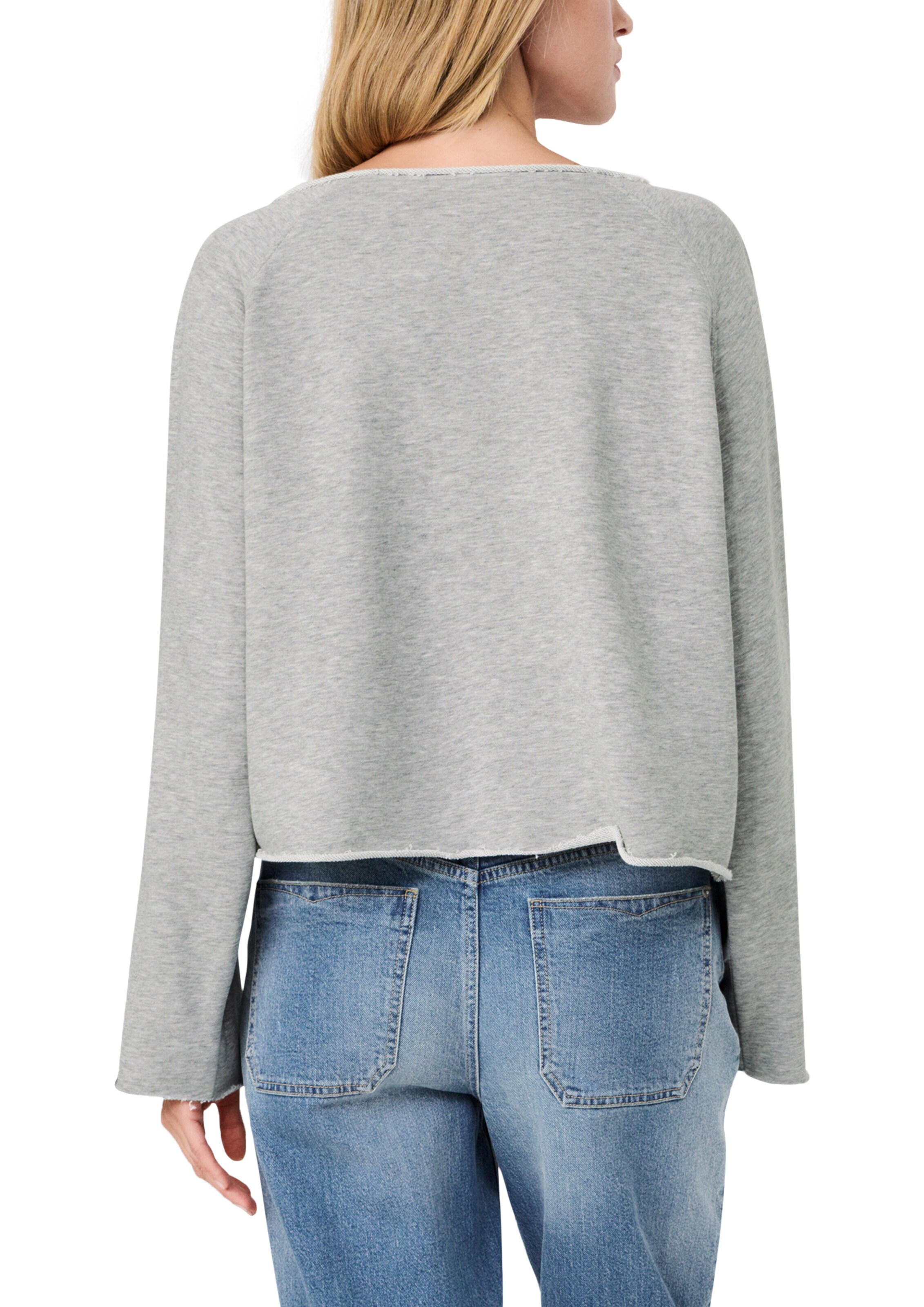 s.Oliver Sweatshirt 'Vintage' in Grijs