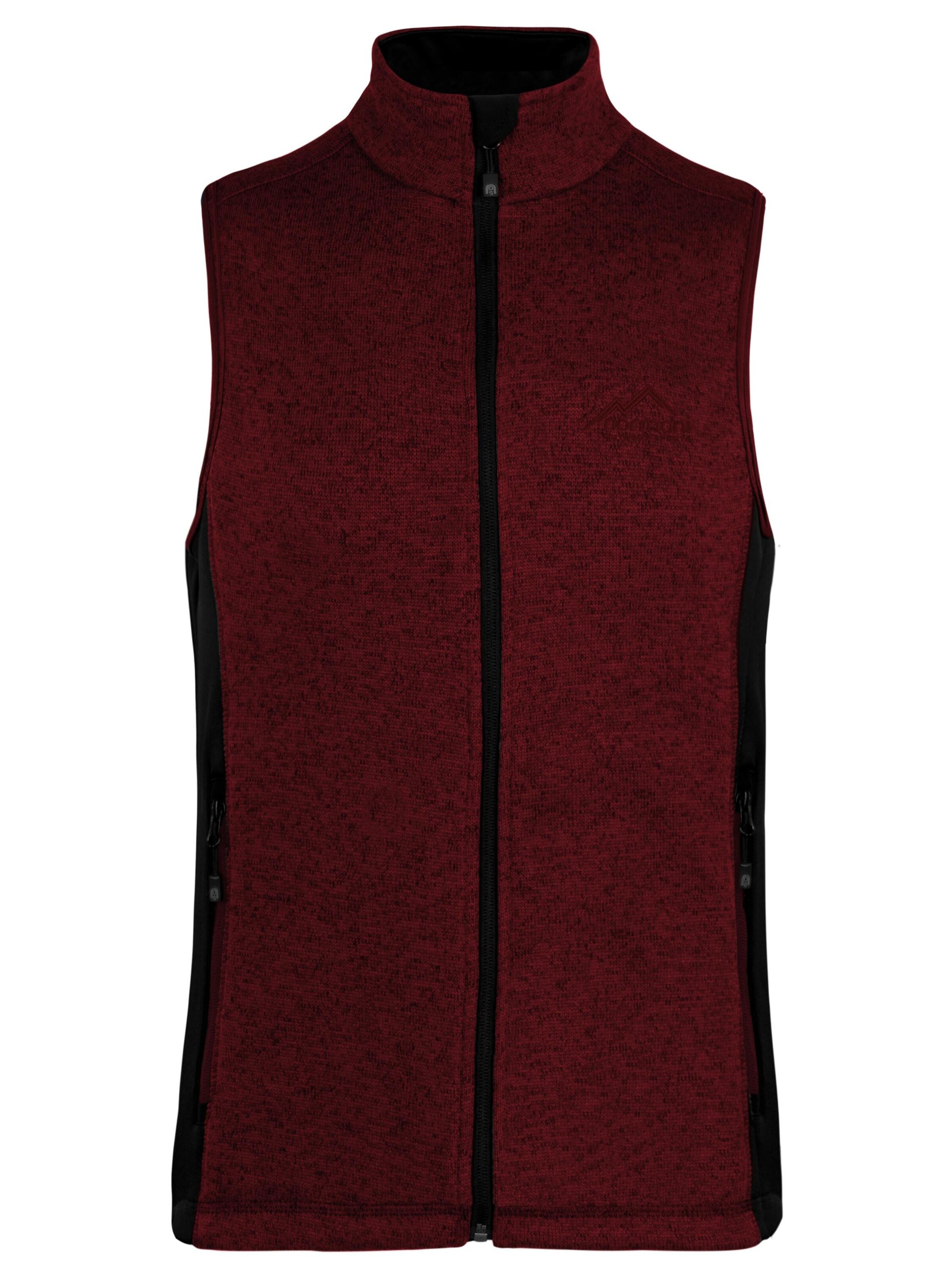 normani Sportbodywarmer 'Kashechewan' in Rood: voorkant