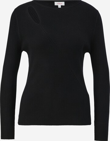 Pull-over s.Oliver en noir : devant