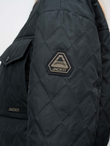 Giacca per outdoor ' Eden Quiltshirt ' di JACK1T in nero