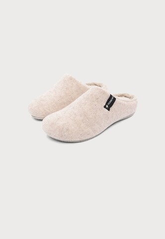 VERBENAS Hausschuh 'YORK PICOS' in Beige