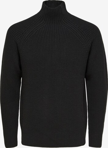 SELECTED HOMME Sweater 'Sorett' in Black: front
