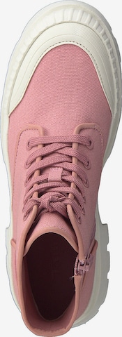 TAMARIS - Botines con cordones en rosa