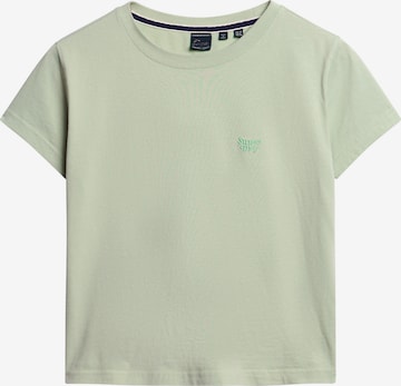 T-shirt Superdry en vert : devant