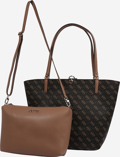 világosbarna / fekete GUESS Shopper táska 'Alby', Termék nézet