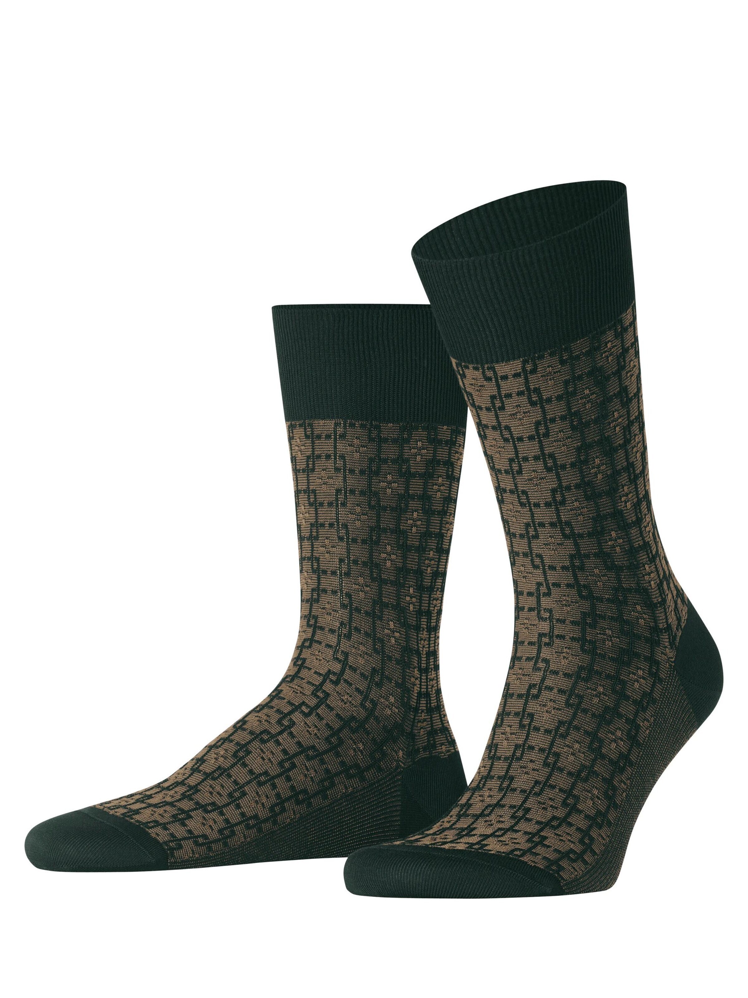 FALKE Socken 'Artwork Tie'‌‌‌‌‌‌‌‌ in Grün: Vorderseite
