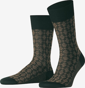 FALKE Socken 'Artwork Tie' in Grün: Vorderseite