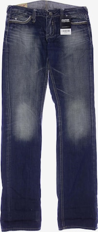 Le Temps Des Cerises Jeans in 27 in Blue: front