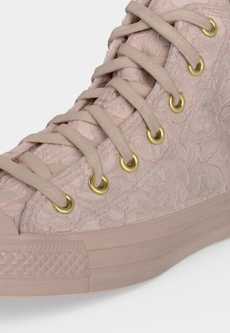 CONVERSE Σνίκερ ψηλό 'CTAS HI' σε ροζ