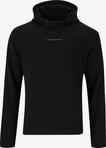 ENDURANCE Athletic Sweatshirt in Black: front