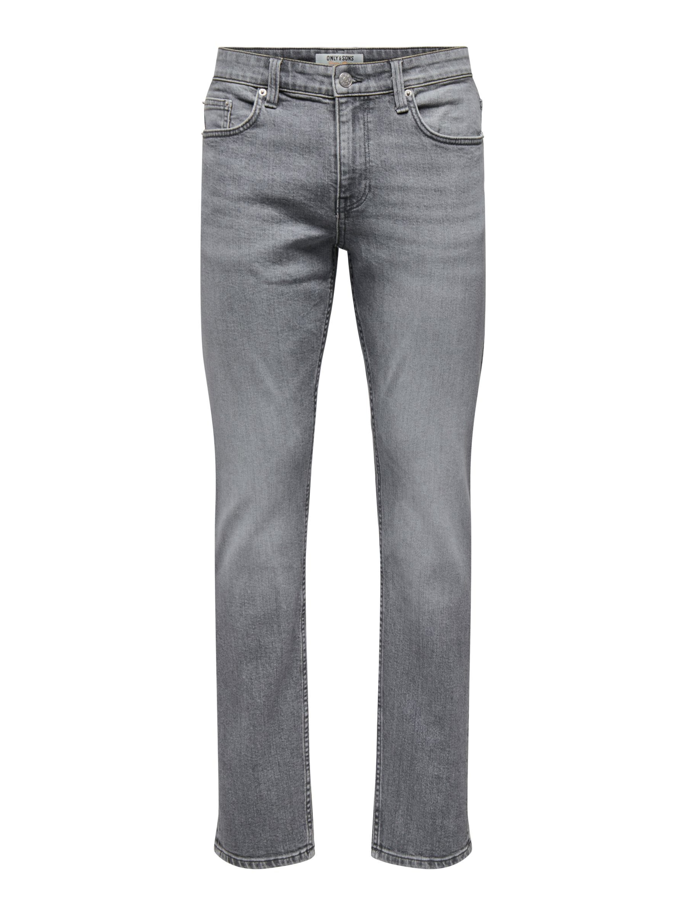 Only & Sons Regular Jeans 'ONSWOLF' in Grijs: voorkant